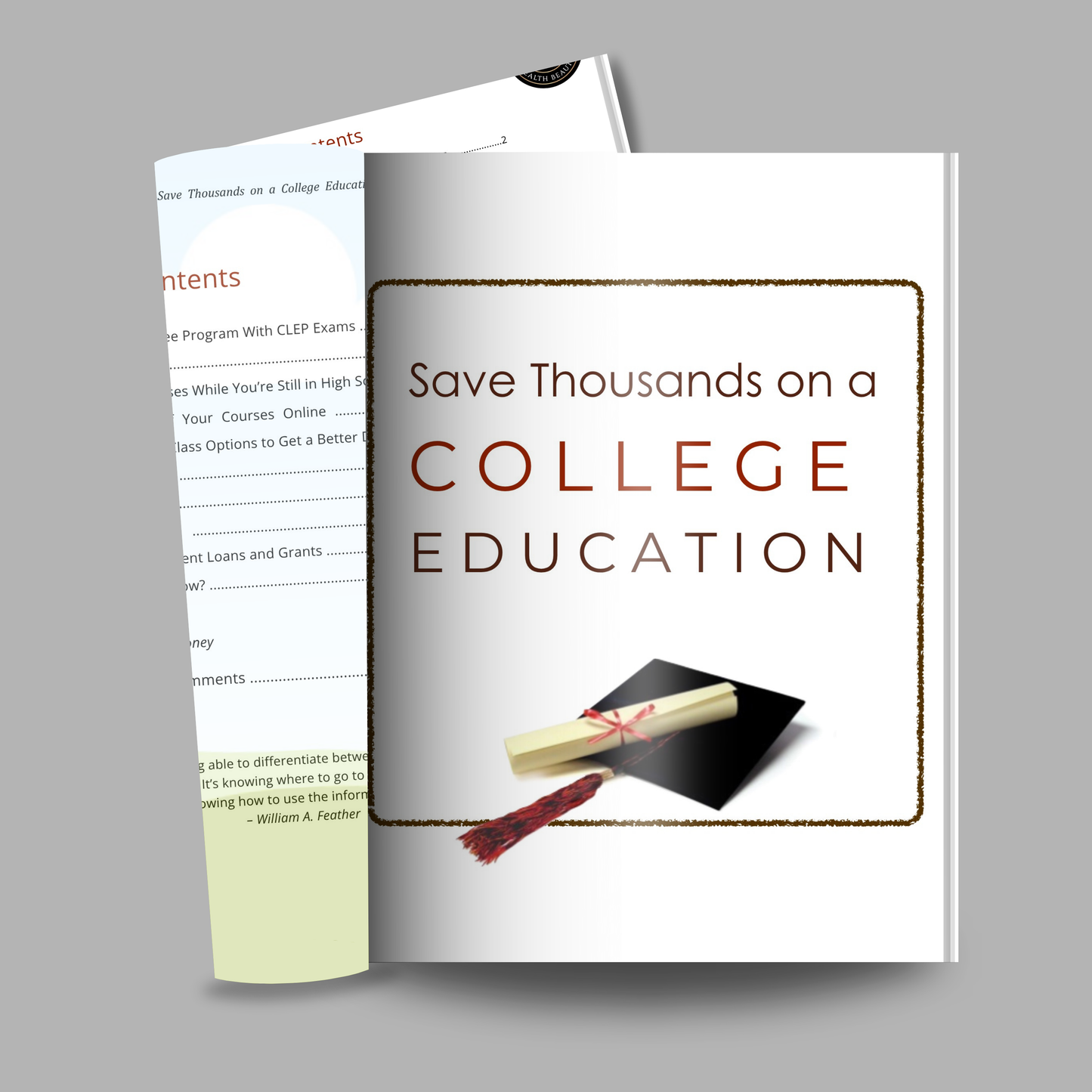 Save Thousands On A College Education Ebook