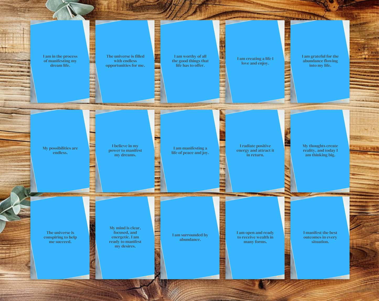 25 Manifestation Affirmation Cards