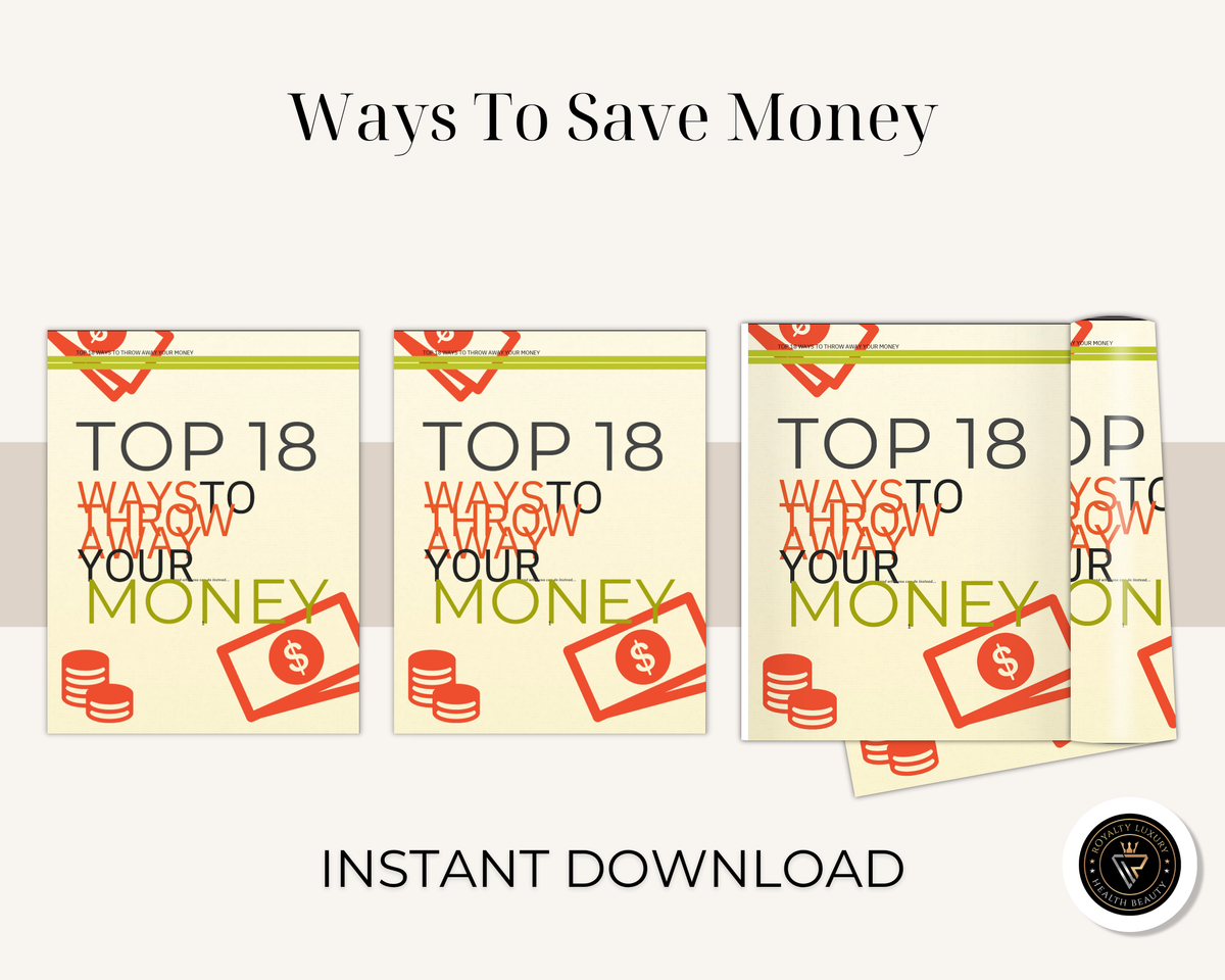 Ways To Save Money