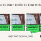 How To Drive Traffic To Your Website