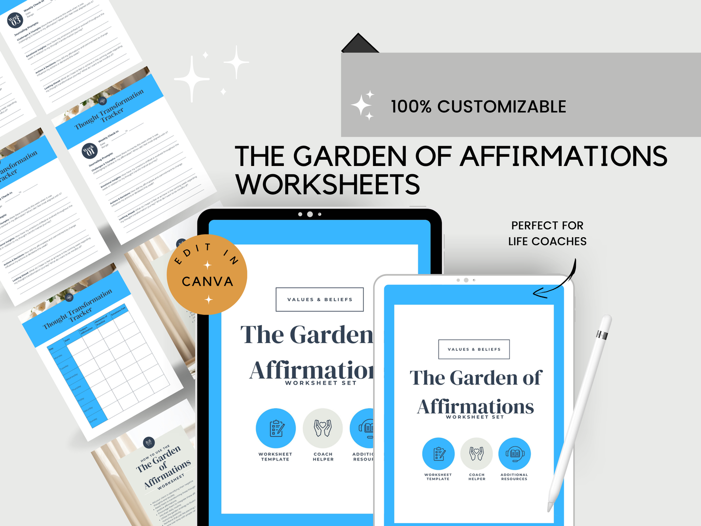 The Garden of Affirmations Worksheets