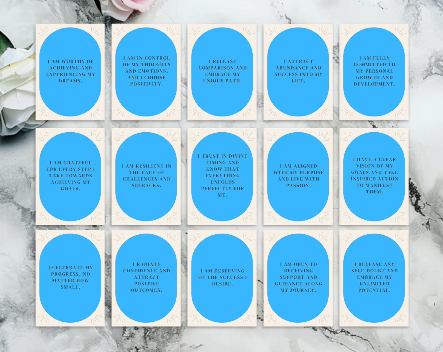 28 Goal Getter Affirmation Cards