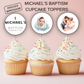 Baptism Cupcake Topper Boy