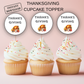 Thanksgiving Cupcake Topper