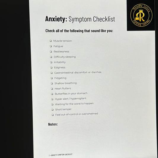 Anxiety Symptom Checklist
