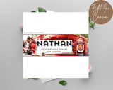 80th Birthday Chocolate Bar Wrapper Male