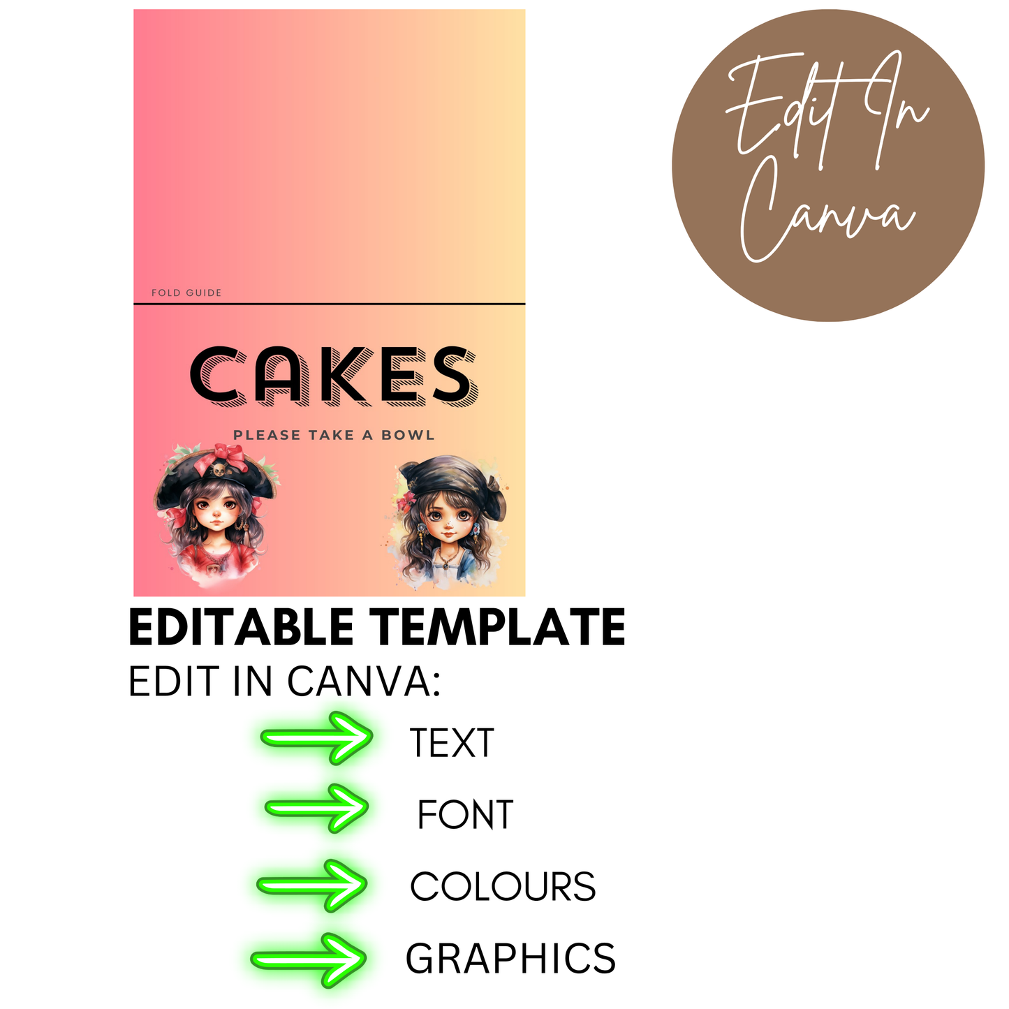 3rd Birthday Food Labels