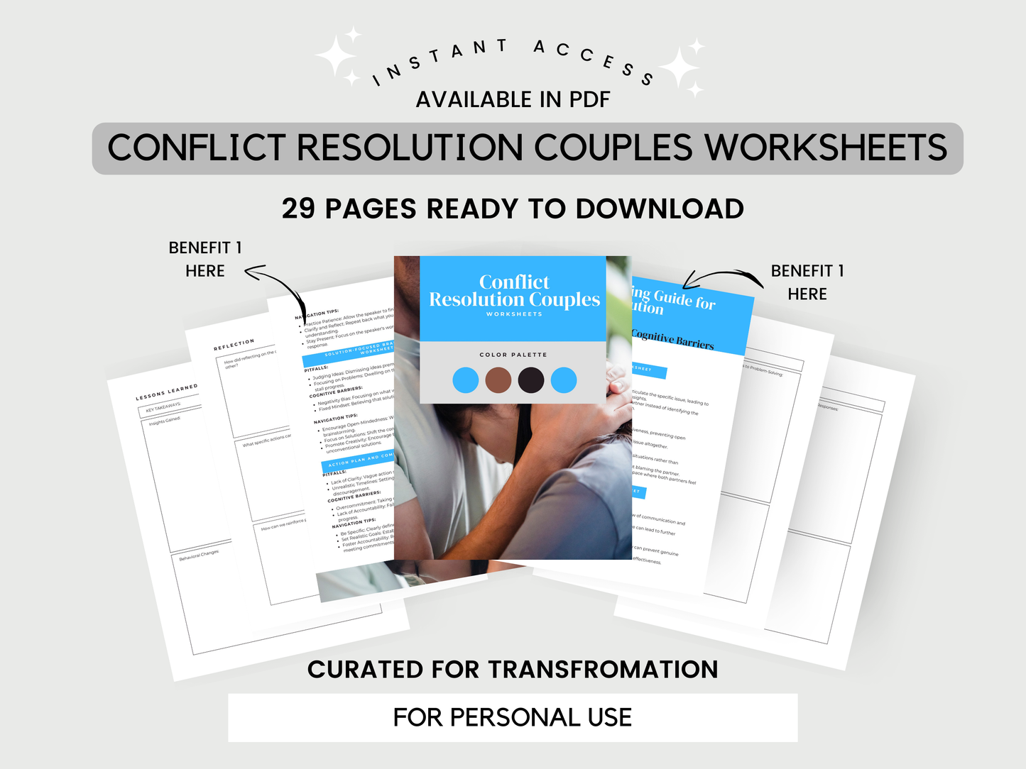 Conflict Resolution Couples Worksheets