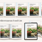 Mediterranean Food List
