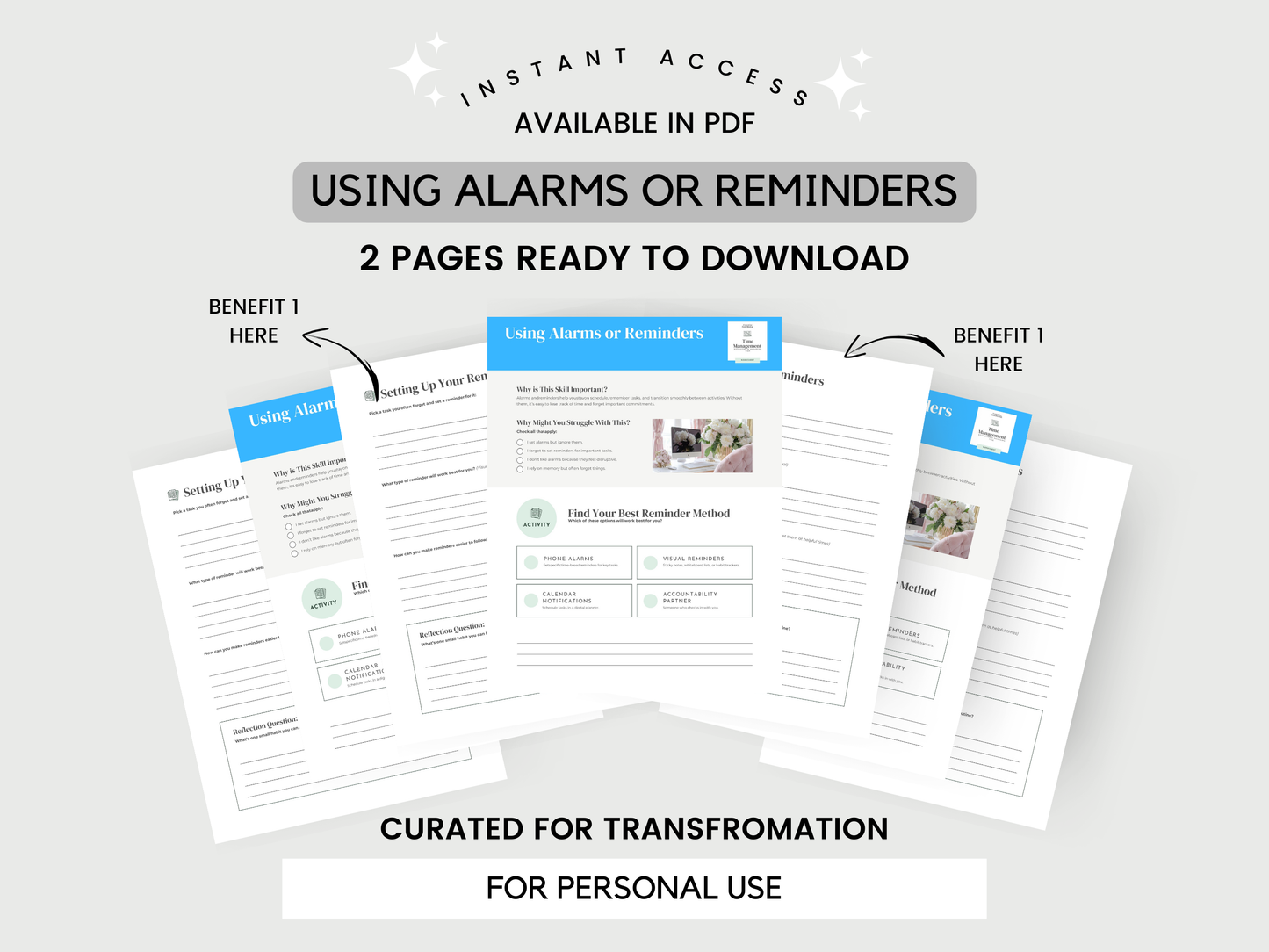 Using Alarms or Reminders