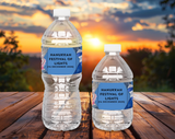 Hanukkah Water Bottle Label