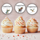 8th Birthday Cupcake Toppers Boy