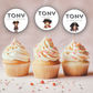 5th Birthday Cupcake Toppers Boy