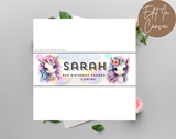6th Birthday Chocolate Bar Wrapper Female
