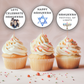 Hanukkah Cupcake Toppers