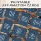 90 Mens Daily Affirmation Cards