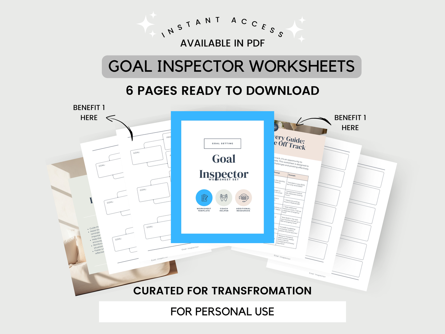 Goal Inspector Worksheets