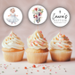 Baptism Cupcake Toppers