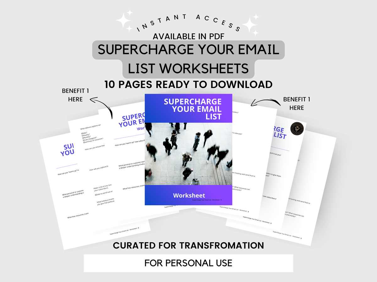 Email Marketing Worksheet