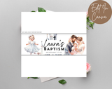 Baptism Hershey Chocolate Bar Wrapper Female