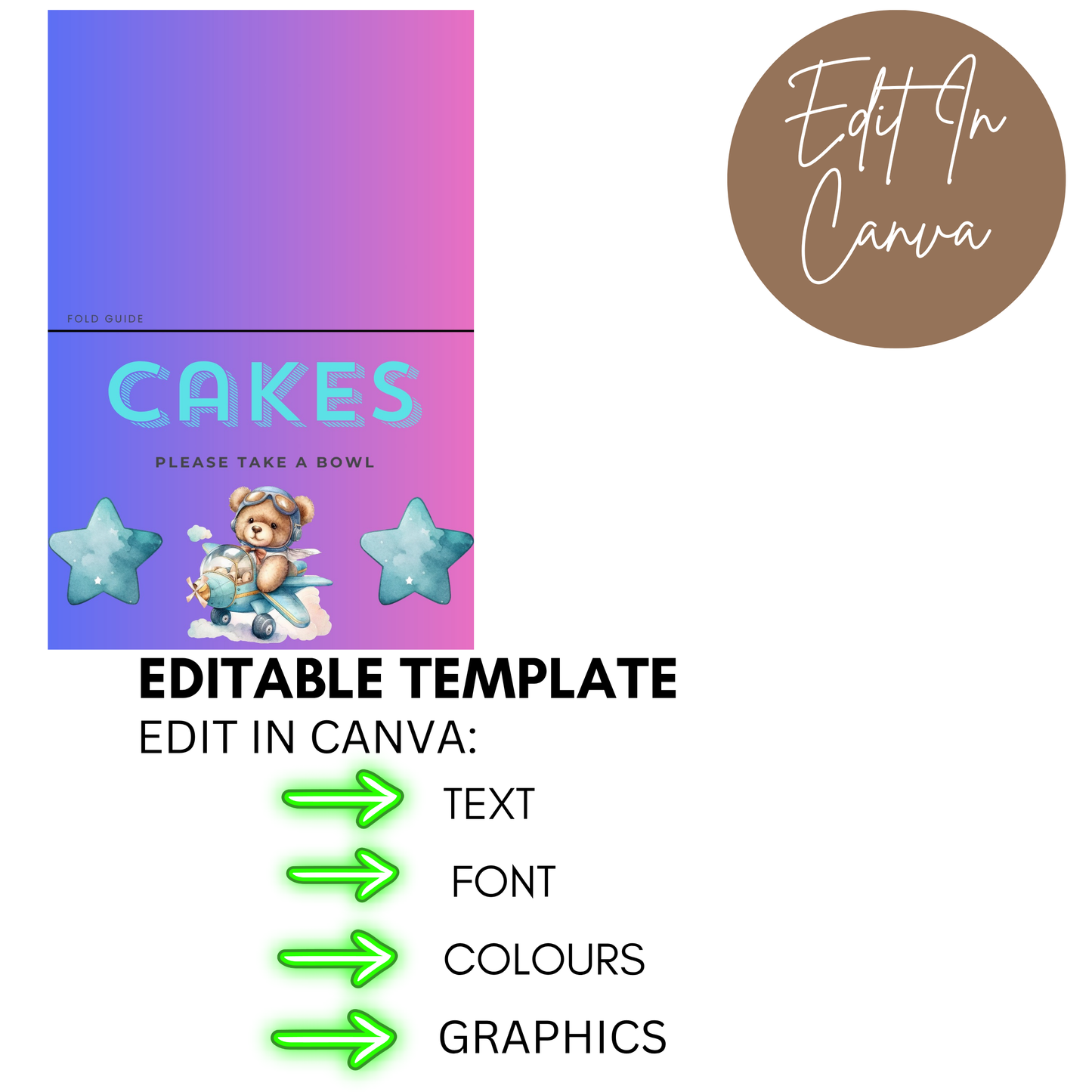 2nd Birthday Girl Food Labels