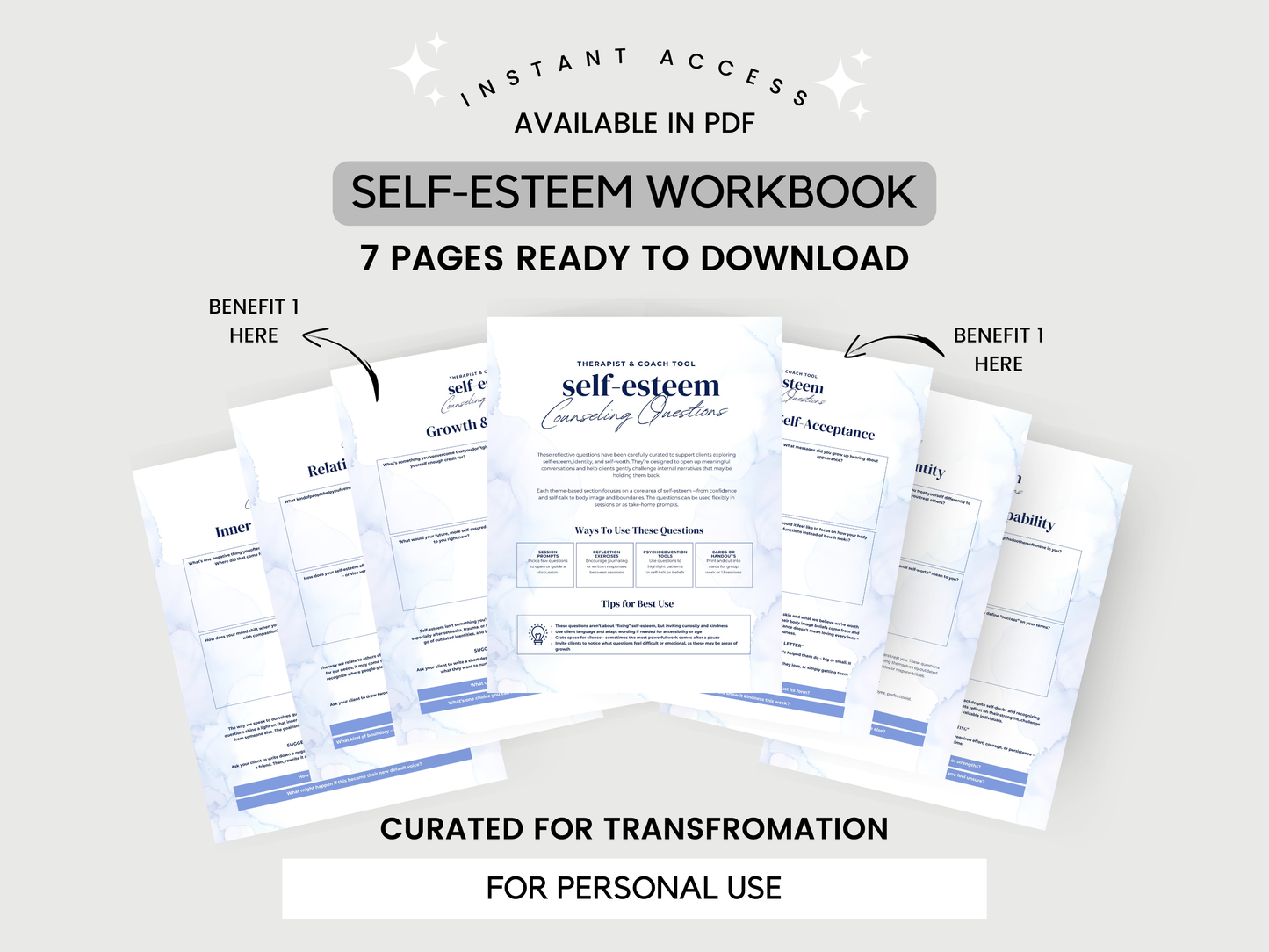 Self-Esteem Counselling  Questions