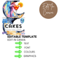 20th Birthday Food Labels