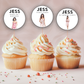 30th Birthday Cupcake Toppers Woman