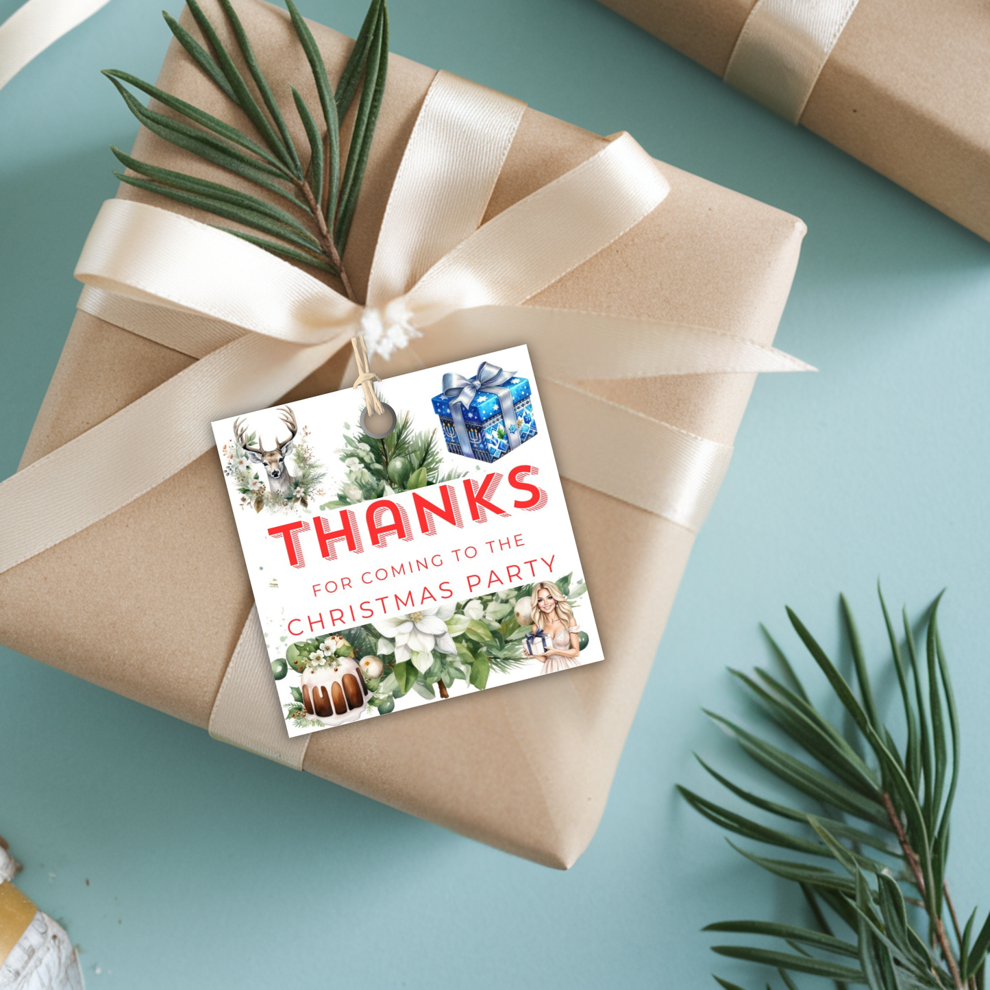 Christmas Thank You Tag