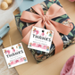 8th Birthday Thank You Tag Girl
