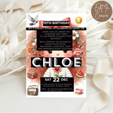 70th Birthday Invitation Female