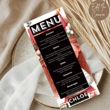 70th Birthday Menu Female