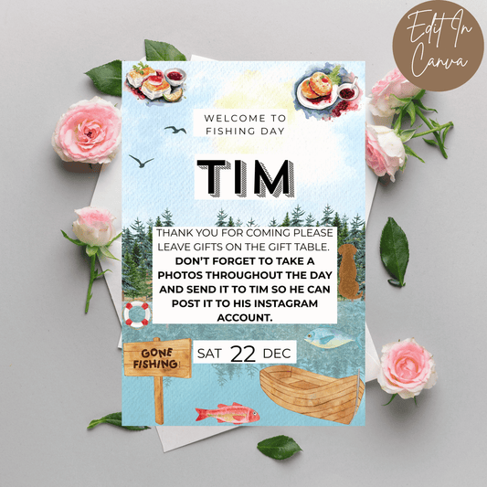 70th Birthday Welcome Sign Male