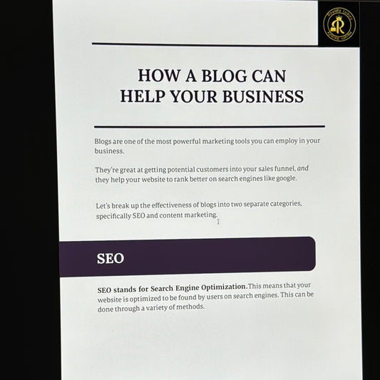 How A Blog Can Help Your Business