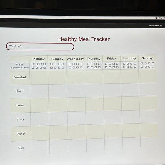 Healthy Meal Tracker