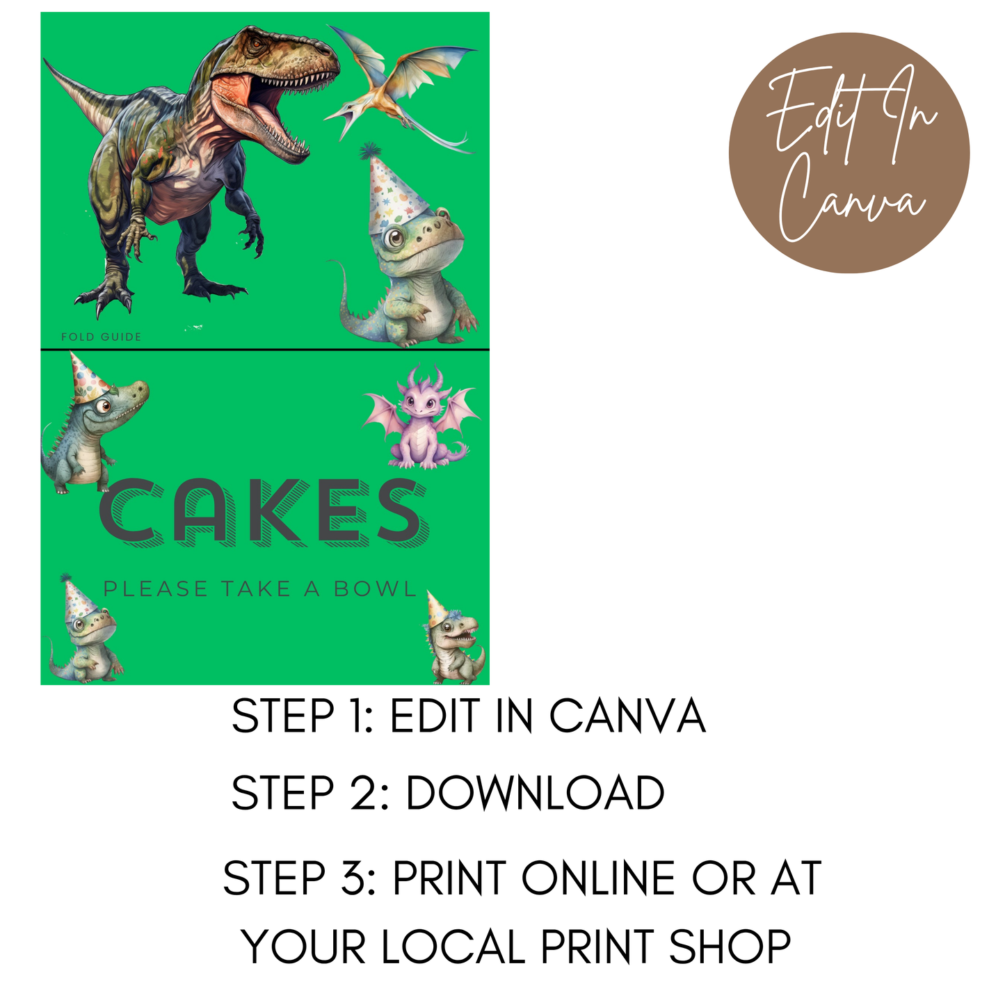 8th Birthday Food Labels