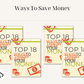 Ways To Save Money