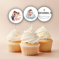 Baptism Cupcake Topper Boy