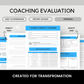 Coaching Evaluation Template