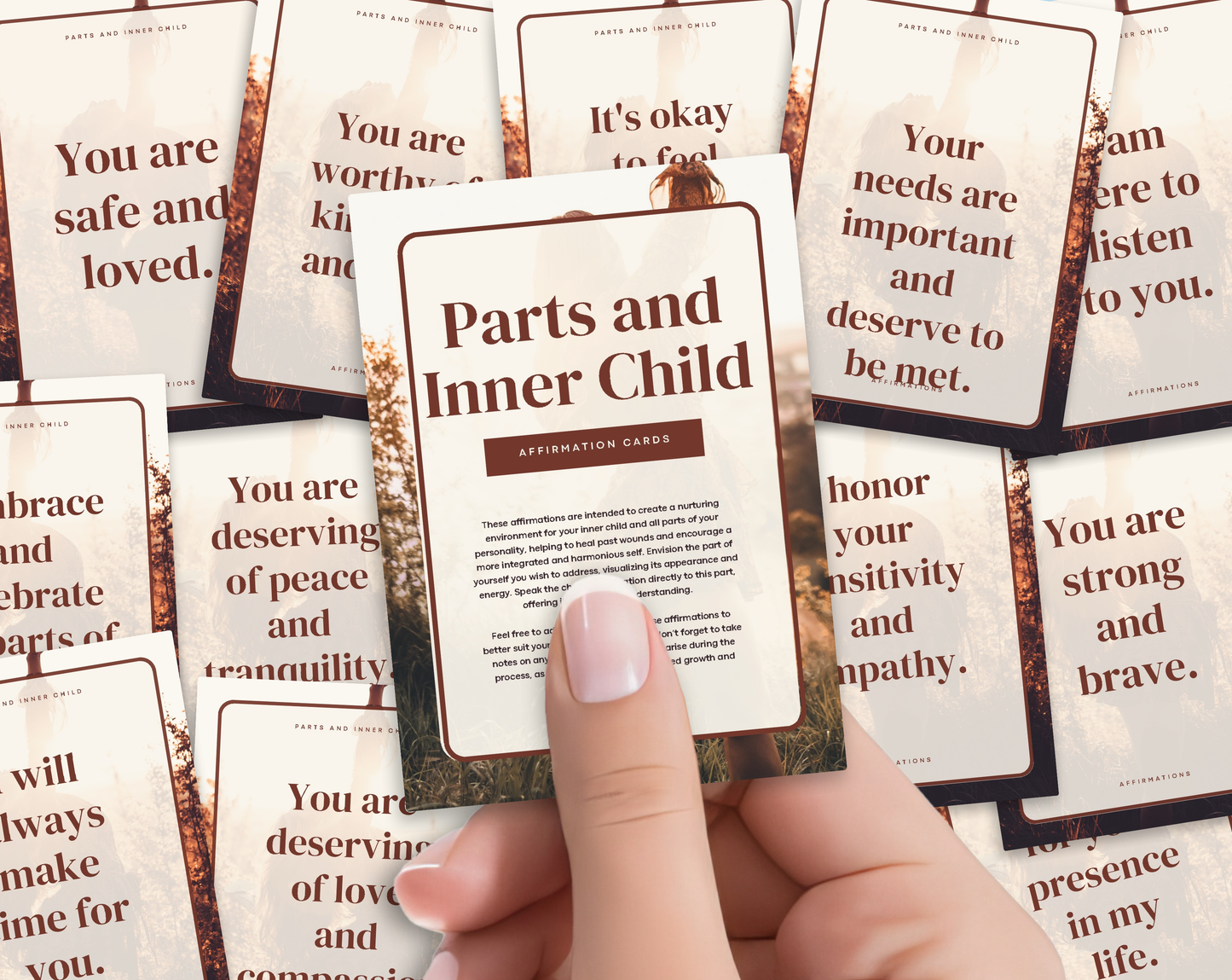 35 Parts and Inner Child Affirmation Cards