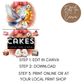 70th Birthday Girl Food Labels