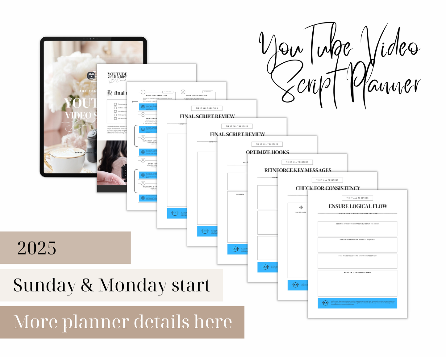 YouTube Video Script Planner
