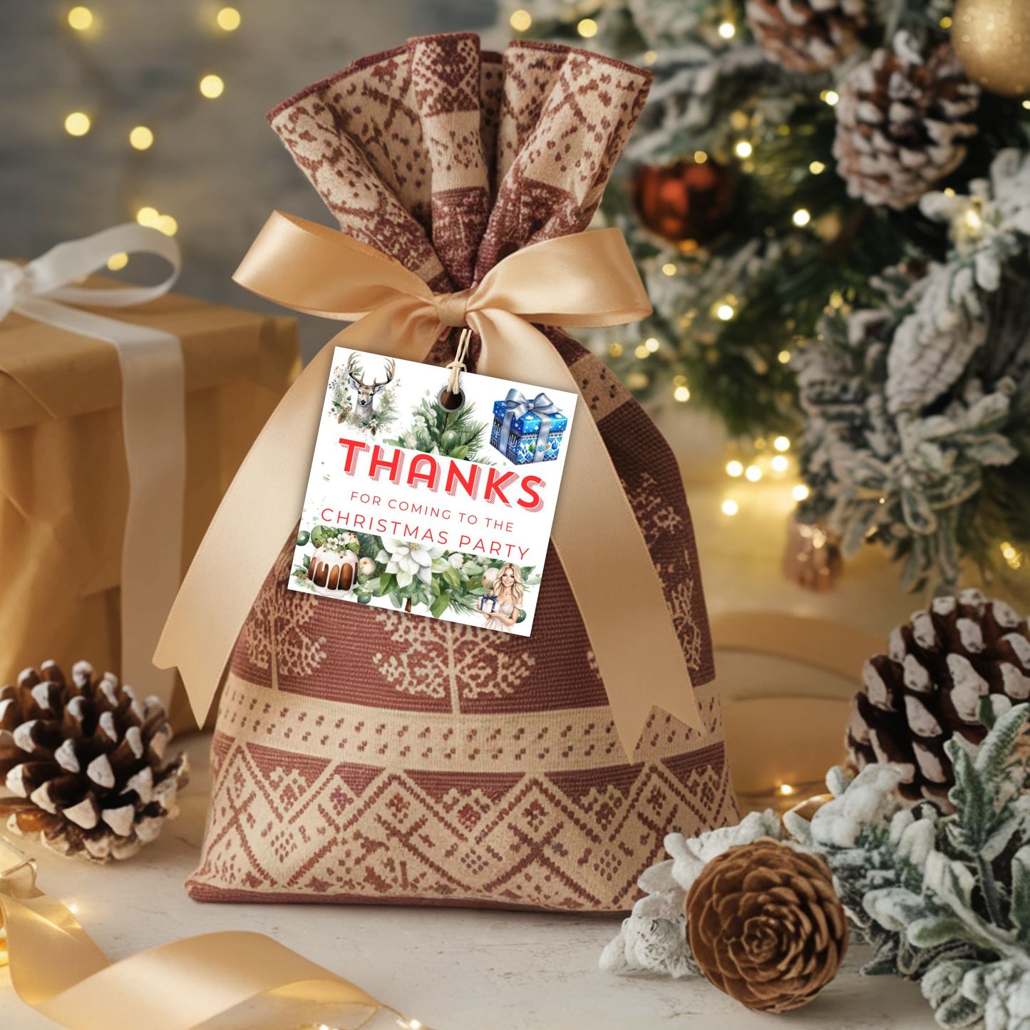Christmas Thank You Tag