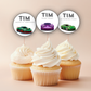 4th Birthday Party Cupcake Toppers Boy