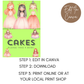 5th Birthday Food Labels