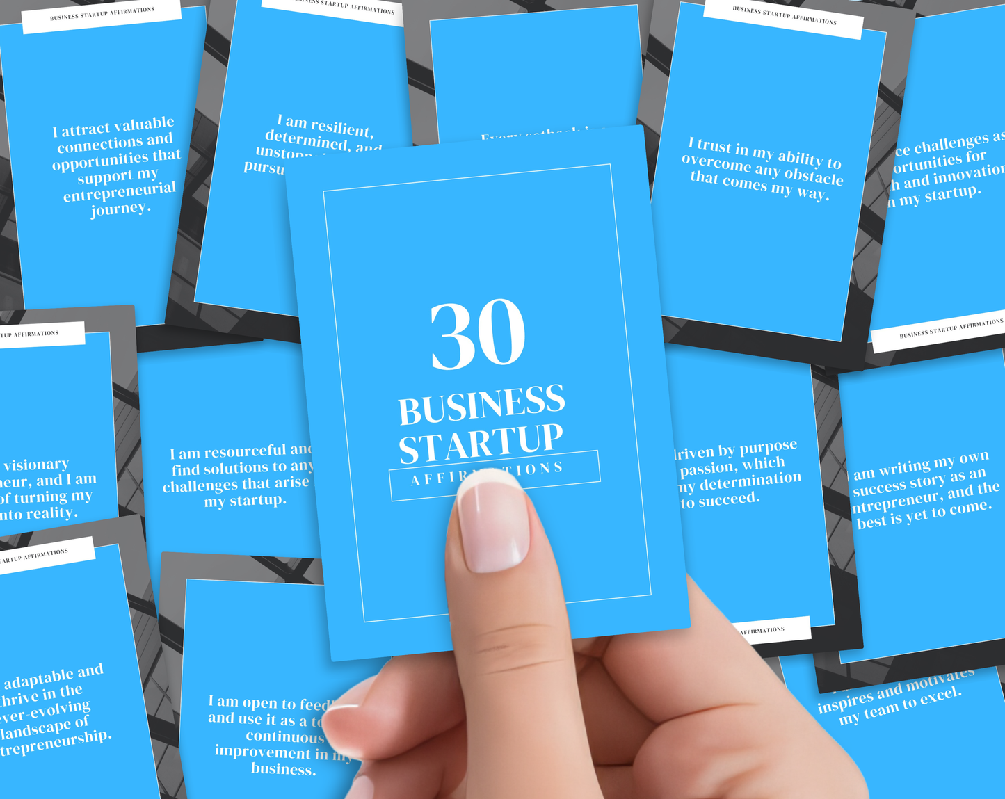 30 Business Startup Affirmation Cards