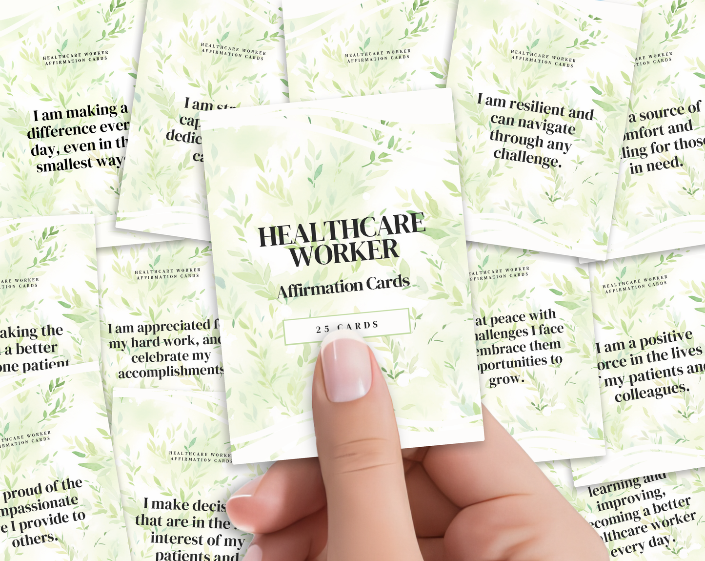 25 Healthcare Worker Affirmation Cards