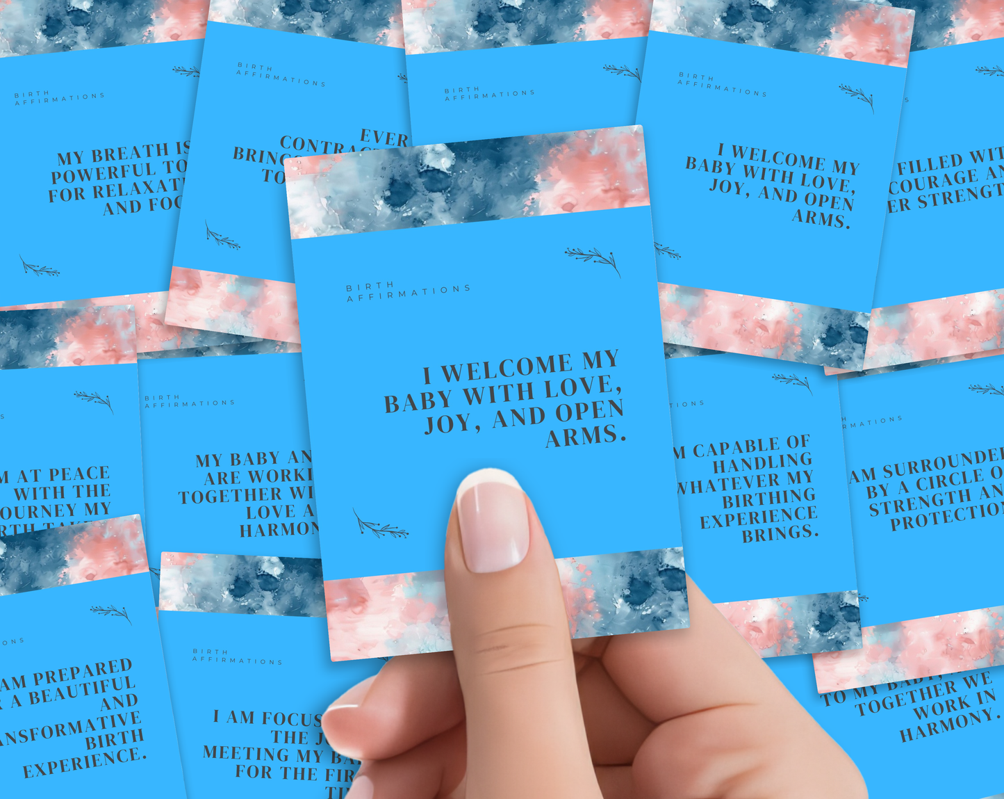 30 Birth Affirmation Cards