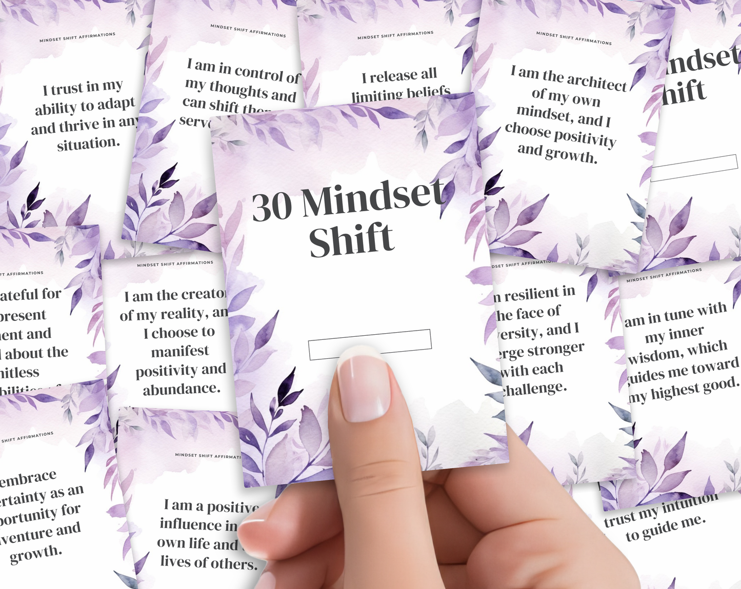 Mindset Shift Affirmation Cards
