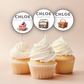 70th Birthday Cupcake Toppers Girl